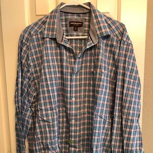 Johnston & Murphy XL Button Down, EUC